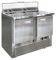 Стол холодильный для салатов Finist СХСнс-700-2 (нижний холодильный агрегат) 