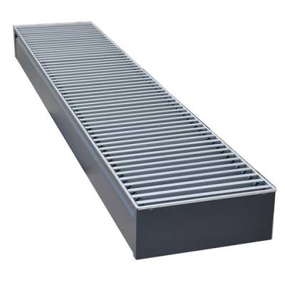 Внутрипольный конвектор длиной 30 см - 1 м КЗТО Бриз 200x120x900 1то