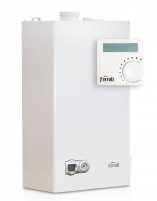 Настенный газовый котел 32 кВт Ferroli Fortuna F 32 + Термостат